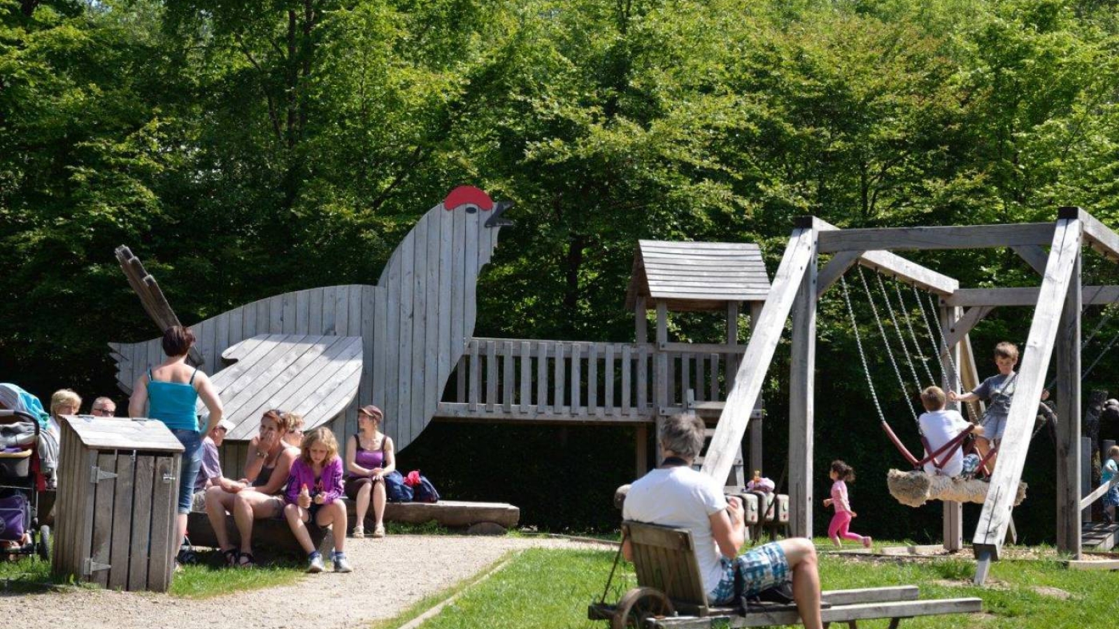 Das Haus im Park von Botrange